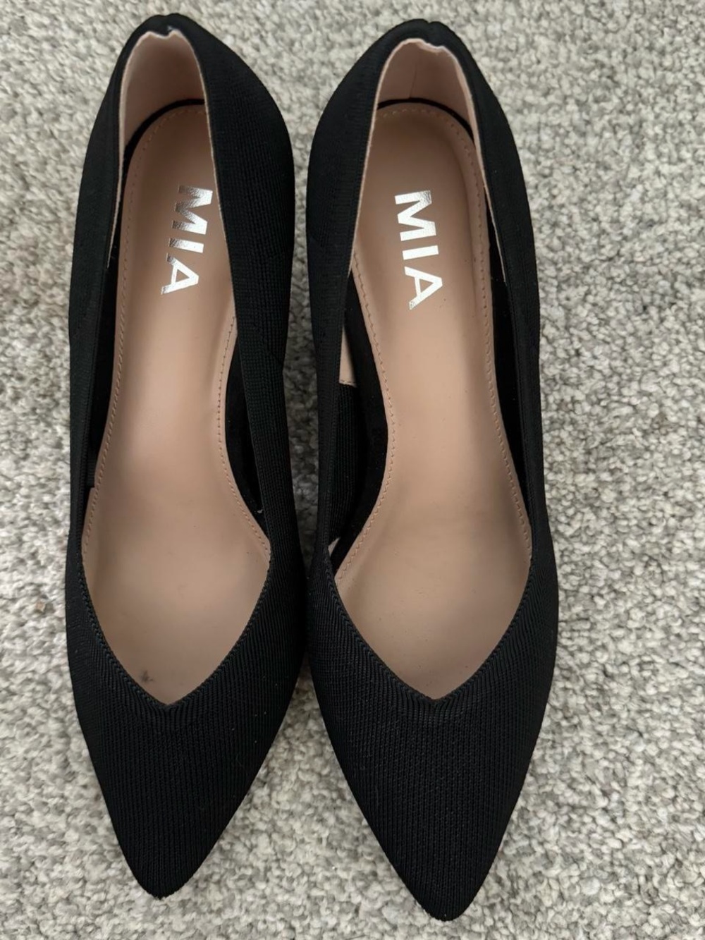Black Pointed Toe Heels